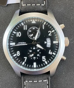 Sinobi Chronograph Men's Wristwatch with box. - Picture 1 of 7