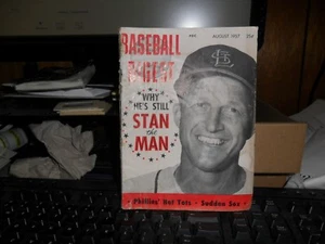 AUGUST 1957 STAN THE MAN ON THE COVER COMPLETE,DAMAGE TO THE SPINE - Picture 1 of 2