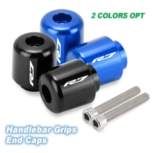 Motorcycle Handle Bar Ends Handlebar Grips End Caps For YAMAHA YZF R7 2021-2025 - Picture 1 of 11