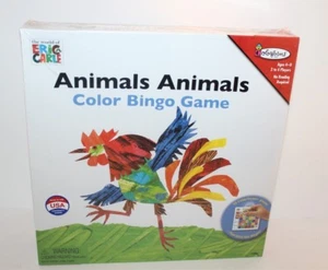 Animals Animals Color Bingo Game Board Game Brand New The World Of Eric Carle - Picture 1 of 2