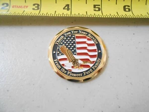 RARE PIONEER FORD FAMILY ARMED FORCES MILITARY CHALLENGE COIN - Picture 1 of 3