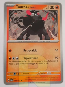 Tauros di Paldea ® Scintille Folgoranti 018/191 ® Non Comune ® Italiano - Picture 1 of 1