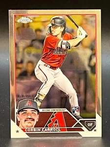 2023 Topps Chrome #95 Corbin Carroll Diamondbacks RC - Picture 1 of 2
