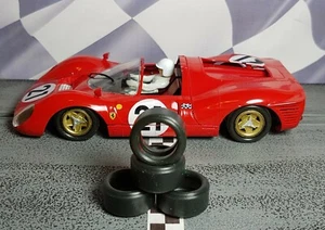 PAUL GAGE URETHANE SLOT CAR TIRES 2pr PGT-19105LM fit POLICAR Ferrari 330 P4 - Bild 1 von 1
