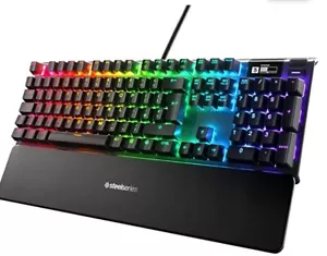 SteelSeries 64635 Apex 7 - Mechanical Gaming Keyboard OLED Display Red Switches - Picture 1 of 6