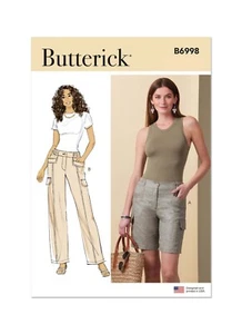 Butterick SCHNITTMUSTER B6998 Misses' Hosen & Shorts Größen 8-16 oder 18-26 - Bild 1 von 7