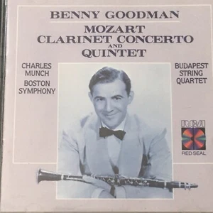 Clarinet Concerto Quintet Benny Goodman Charles Munch Boston Symphony Orchestra - Picture 1 of 6