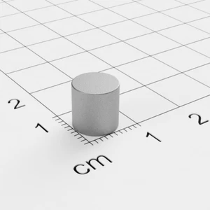 5x SmCo Scheibenmagnet, 8x8mm, vernickelt, Grade S280