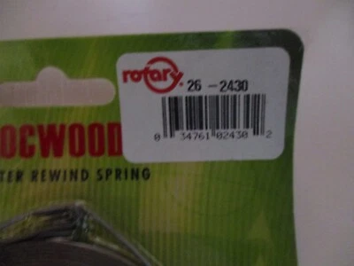 Rotary starter recoil spring 26-2430 Tecumseh 590487,590629 models HM 70-80, 100 - Image 1 of 3