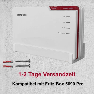 JG1897 Fritzbox 5690 Pro Wandhalterung Wandmontage Router Fritzbox Halterung Halter AVM