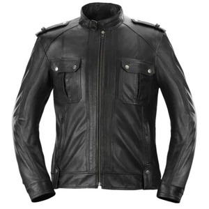Büse Motorradjacke Herren Manhattan - Motorrad Biker Lederjacke Retro Bikerjacke - Bild 1 von 4