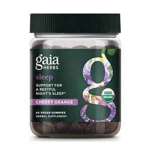 Herbal Sleep Support 40 Count Vegan Organic Ashwagandha Passionflower Reishi - Picture 1 of 4