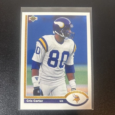 1991 Upper Deck - Cris Carter #56 - Image 1 of 3