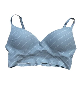 Pink by Victoria's Secret Push-up-BH ohne Bügel Gr. Small blau - Bild 1 von 8
