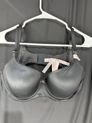 Sujetador Victoria's Secret Body de Victoria Ligeramente Forrado Demi Negro Talla 40D NUEVO Foto 1 de 4