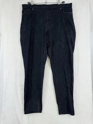Pantalones de mezclilla elásticos Lands End 16 para mujer azul oscuro Foto 1 de 4