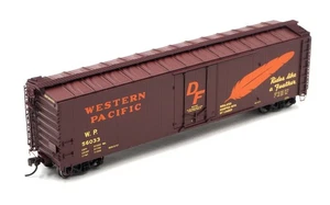 Atlas Master HO Western Pacific 50' Plug Door Box Car WP #56033 - Bild 1 von 9