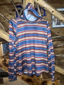 Ariat Tek Laguna Pullover Hoodie Size XL Striped Western Performance Active - Picture 1 of 4