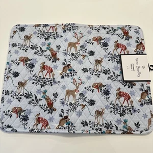 Nuevo con etiquetas Juego de 2 manteles individuales Vera Bradley Feliz Travesura Nieve Día NUEVO Algodón Vacaciones - Imagen 1 de 9