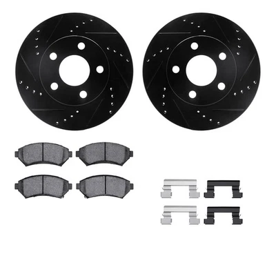 For Pontiac Grand Prix 97-03 Brake Kit Drilled & Slotted Front Brake Kit w - Image 1 of 2