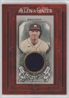 2022 Topps Allen & Ginter Mini Framed Relics Alex Bregman #MFR-AB - Image 1 of 2