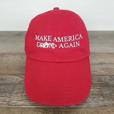 Gorra de béisbol Make America Grand Again sombrero con tirantes signo de anarquía  Foto 1 de 4
