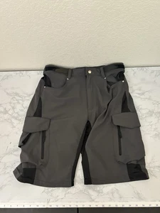 Herren Shorts Gr. M weich Stretch bequem Cargotasche Wandern Golf grau H2 - Bild 1 von 6