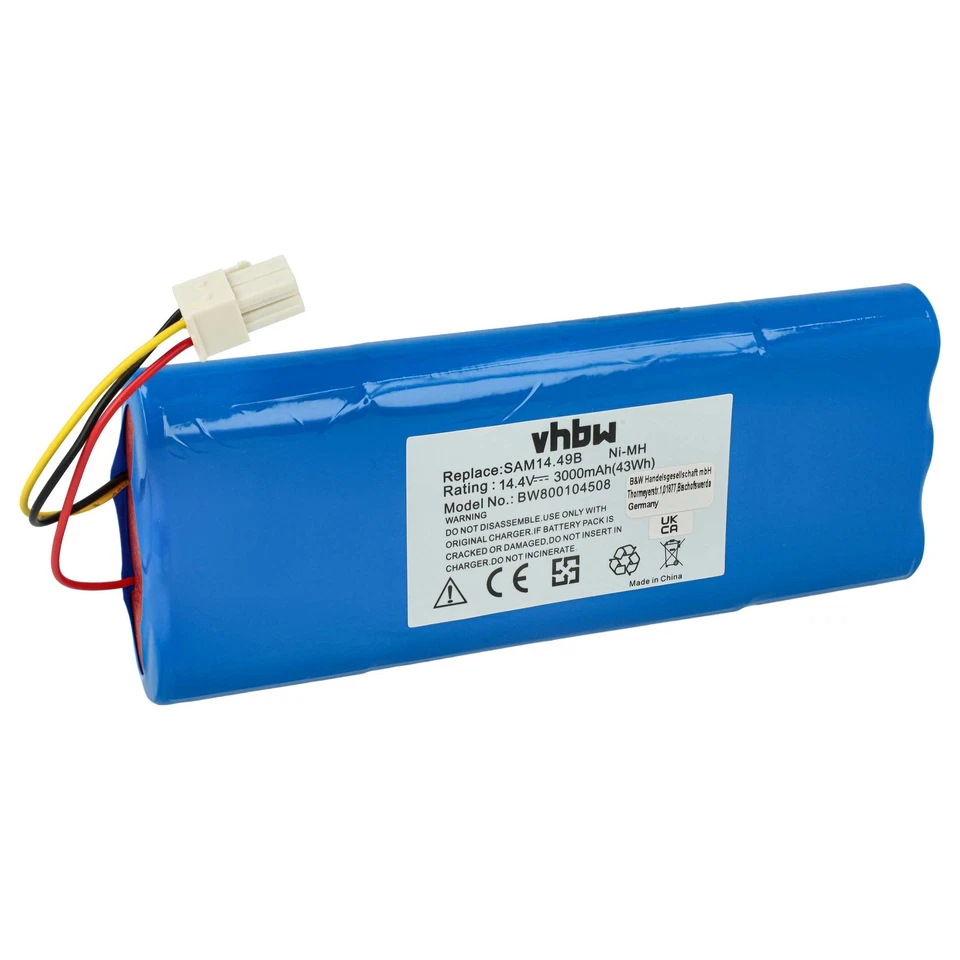 Batería para Samsung Navibot VC-RA50VB SR9630 VC-RA52V VC-RA84V 3000mAh 14,4V - Immagine 1 di 4