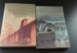Lot Of 2 Chronicles Of Narnia Paperback Books 1st Edition - Picture 1 of 10