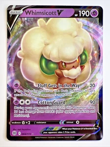 Whimsicott V 64/172 Brilliant Stars Holo Ultra Rare Pokémon TCG NM - Picture 1 of 2