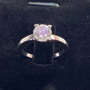 Farbloser Edelstein Ring Größe 7 - Bild 1 von 7