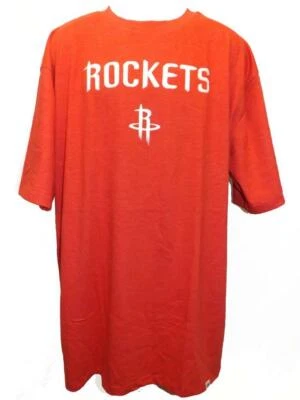 New Houston Rockets Mens Sizes XL-2XL-3XL-4XL-5XL-6XL-Tall Majestic Shirt - Image 1 of 4