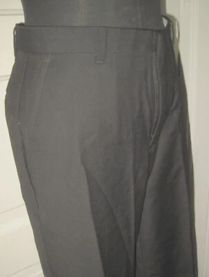 Pantalones de vestir CHAPS para niños negros frente plano mezcla lana pantalones pantalón 14 Foto 1 de 4