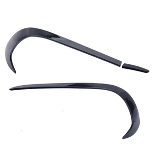 Front Bumper Splitter Spoiler Canards Fit For Benz W176 A180 A200 A250 AMG 16-18 - Picture 1 of 9
