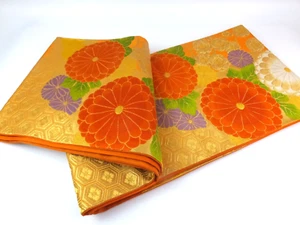 Basteln, Kleidung, Materialien Stoff, doppelt gewebt Obi reine Seide - Bild 1 von 4