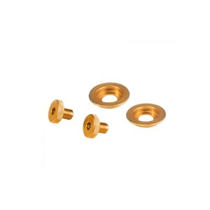 Nuevo Stilo ST5 Casco Visera Tornillo Kit Dorado - Imagen 1 de 2