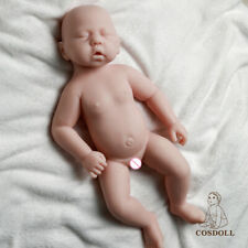 COSDOLL 18.5" Eyes-closed Baby Doll Girl Full Body Soft Silicone Lifelike Reborn