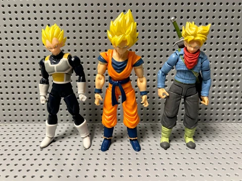 Dragon Ball Evolve Super Saiyan Vegeta Goku Trunks Figures 5"  DBZ Super Cover