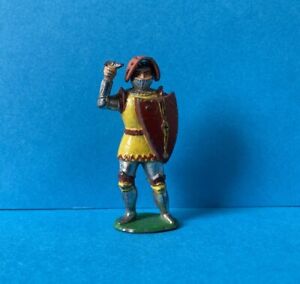 Sacul Knight Of The Round Table Lead Toy Soldier Vintage 1950s