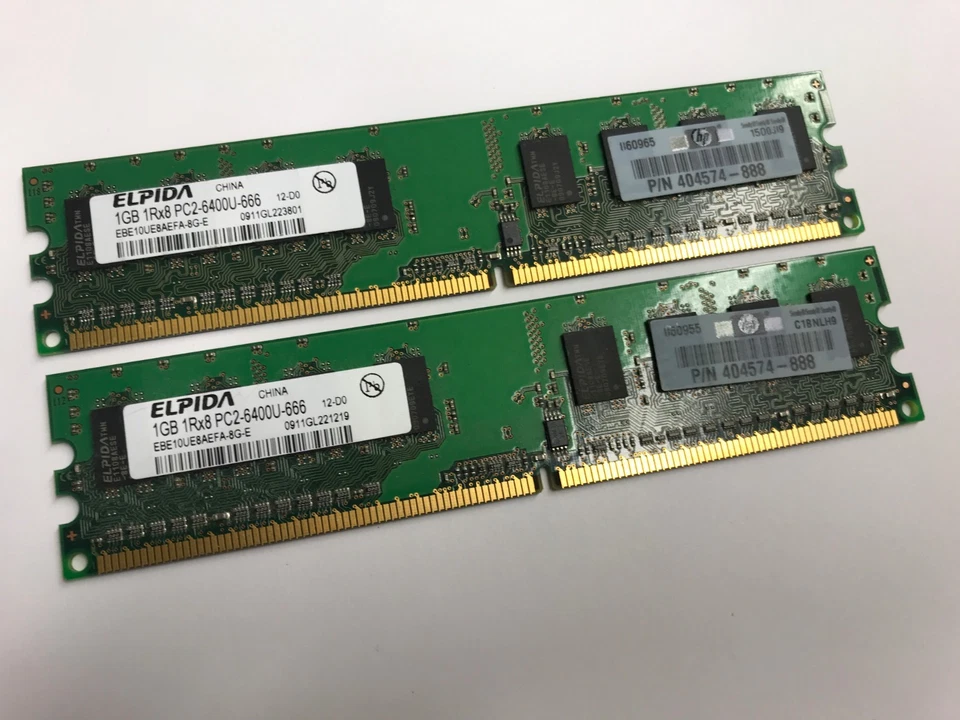 2GB (2X1GB)  DDR2 800 Non-ECC UDIMM Desktop Memory - Image 1 of 1
