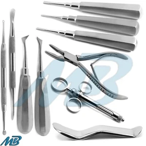 Dental Surgery Extraction Extracting Periosteal Elevators Forceps Dentits Tools - Picture 1 of 15