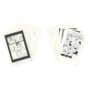 Yoshihiro Togashi Yu Yu Hakusho Reproduction Comic Manuscript 38P 2 Story Set - Picture 1 of 5