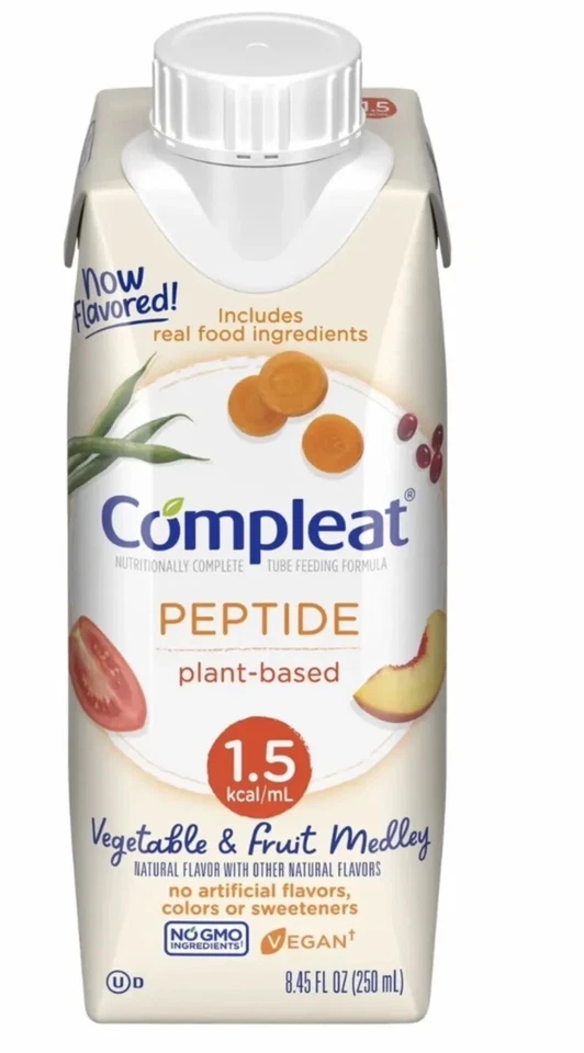 Péptido Completo 1.5 Tubo Pediátrico Fórmula de Alimentación Vegetal/Medley de Frutas Foto 1 de 4