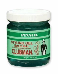 Clubman Pinaud Hard To Hold Styling Hair Gel Formulated For Men 16 Ounce 3 Pack - Picture 1 of 1