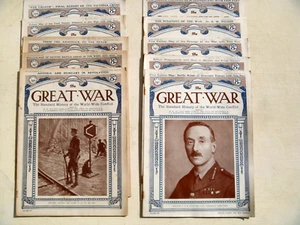 10 x issues parts 261-270 of The Great War Magazine August - October 1919 - Picture 1 of 24
