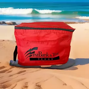 Hit Promotional Product Insulated Lunch Bag with Zipper Closure PO271985 Red - Picture 1 of 12