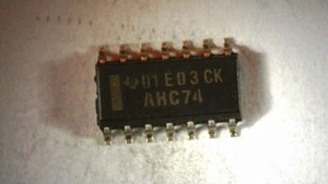 Texas Inst. 74AHC74 AHC74 dual d flip flop SOP-14 -USED GUARANTEED- - Picture 1 of 1