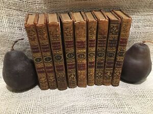 9-18th c. Leather Bound “Bell’s Poets” Books