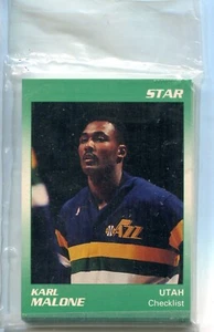 1990 Star Karl Malone JUEGO COMPLETO 1-11 SELLADO EN BOLSA HOF UTAH JAZZ - Imagen 1 de 1