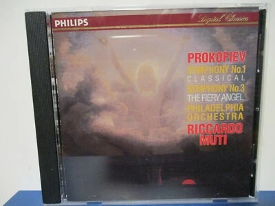 Прокофьев - симфония 1 и 3 - Риккардо Мути - компакт-диск - новом состоянии - E21-143 - Изображение 1 из 2